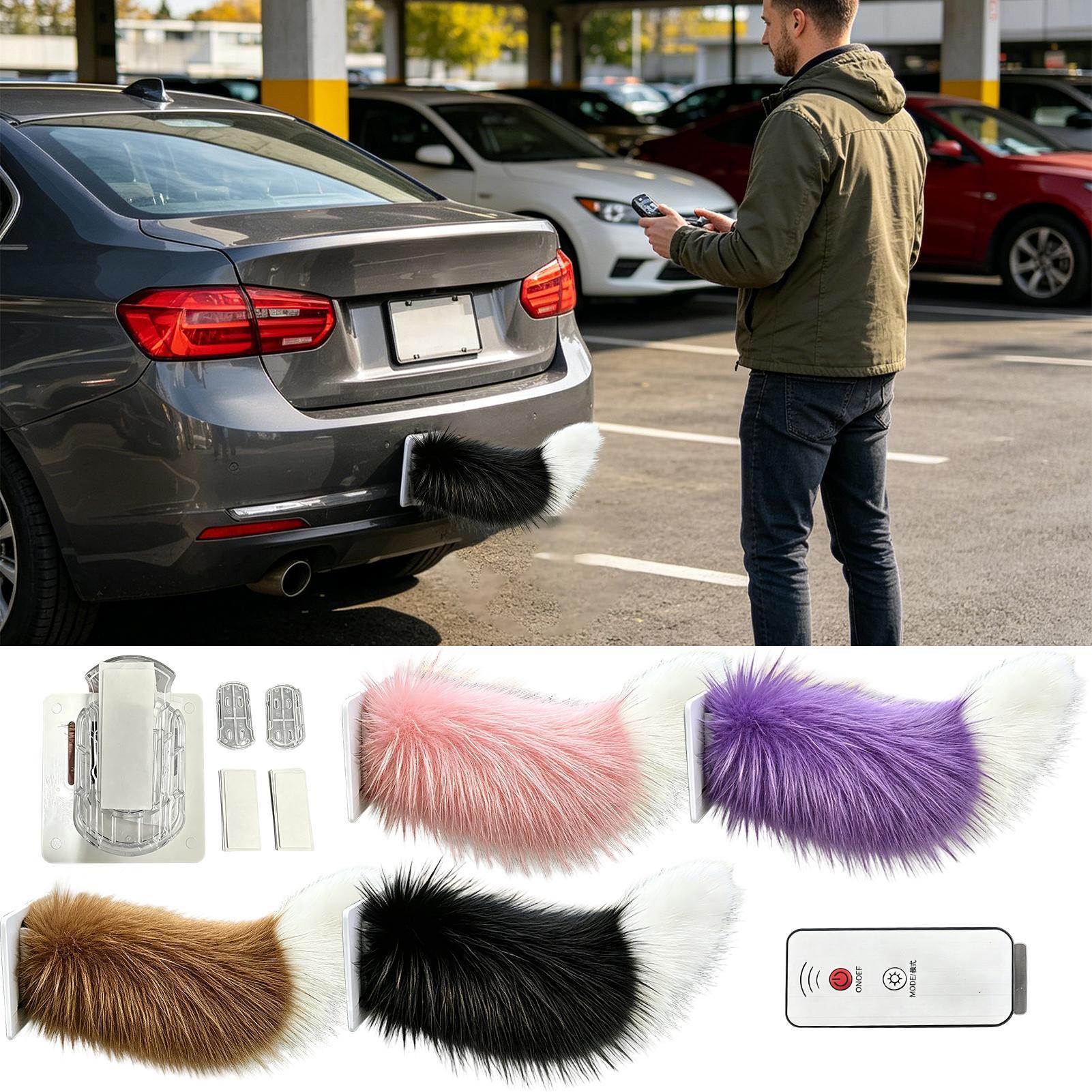 Car Accessories Rear - Cola de zorro eléctrica con control
