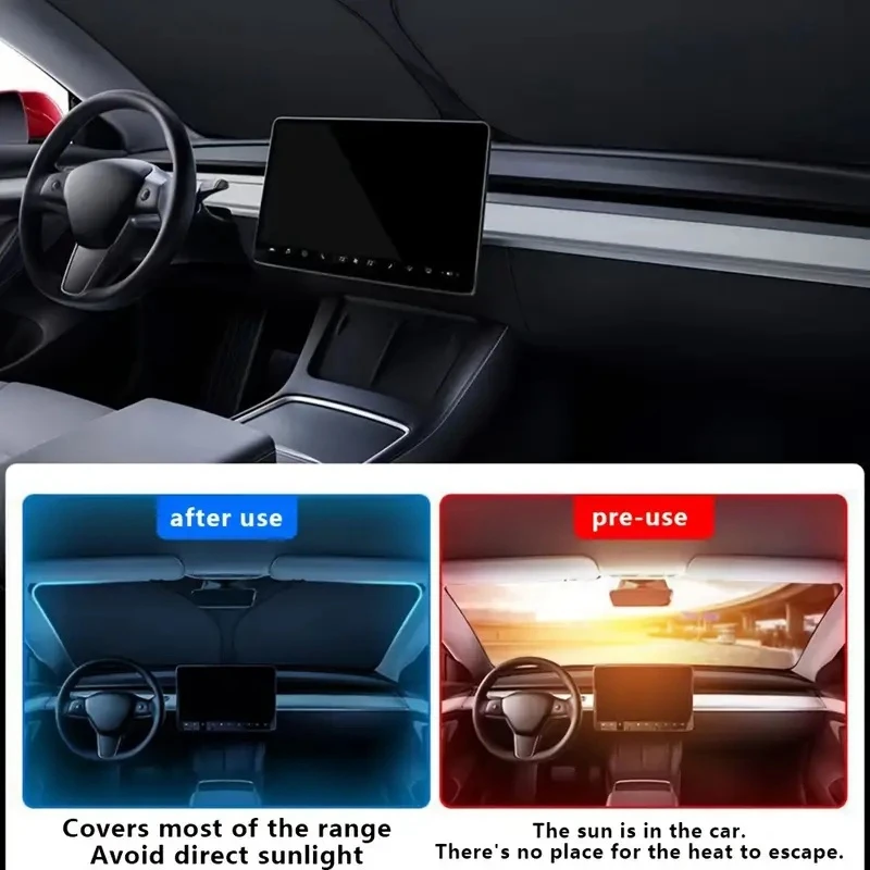 Windshield Sun Shade - Parasol para Ventana de Coche, Protector
