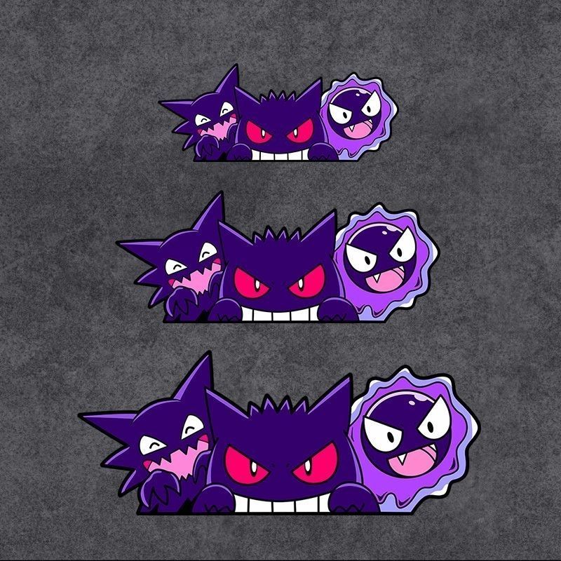 Car Accessories Cute - Lindas pegatinas de anime de Pokémon