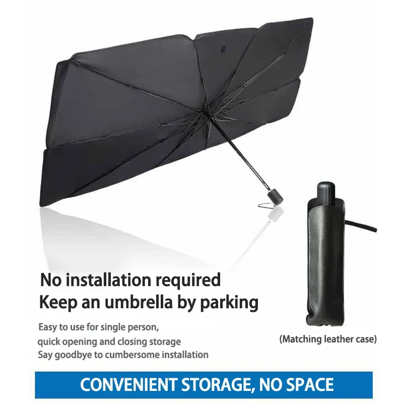 Windshield Sun Shade - Parasoles Plegables para Parabrisas Delantero de