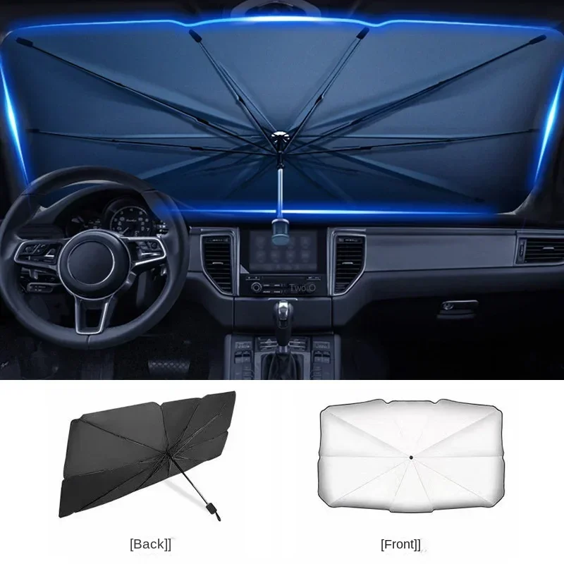 Windshield Sun Shade - Parasol para Parabrisas Baseus, con Bordes