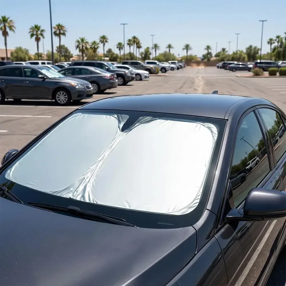 Windshield Sun Shade - Parasol para Coche, Cubierta Protectora para