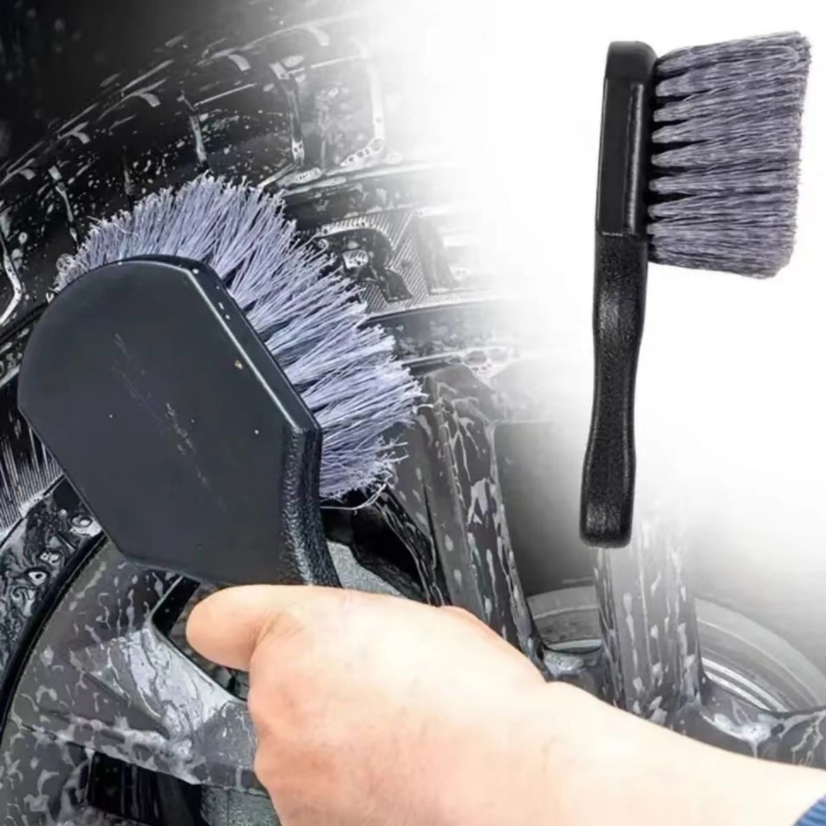 Car Detailing Brush - Cepillo de limpieza de ruedas de