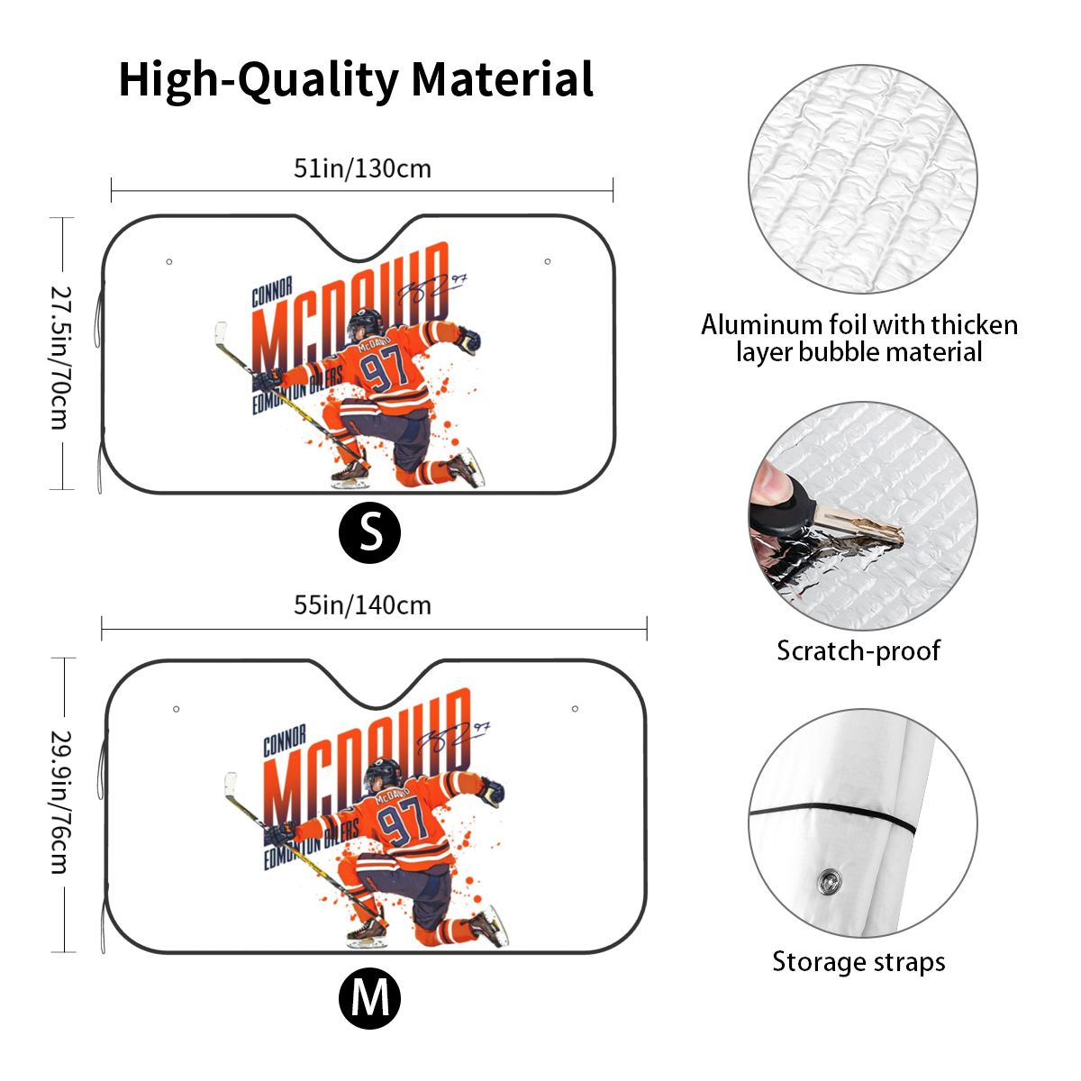 Connor McDavid 97 para Edmonto - Car Accessories Edmonton reseña y precio