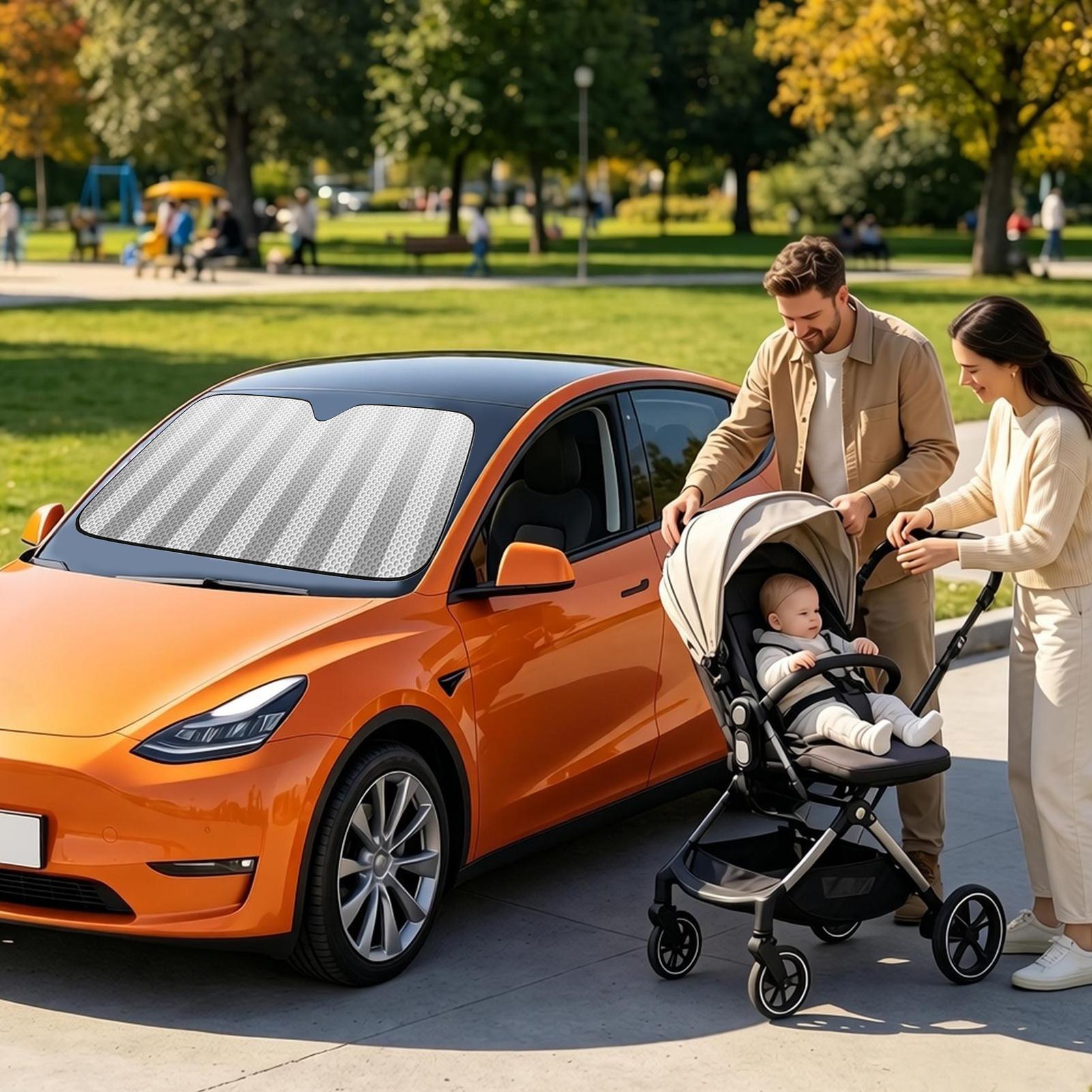 Parasol para coche, universal, - Windshield Sun Shade reseña y precio