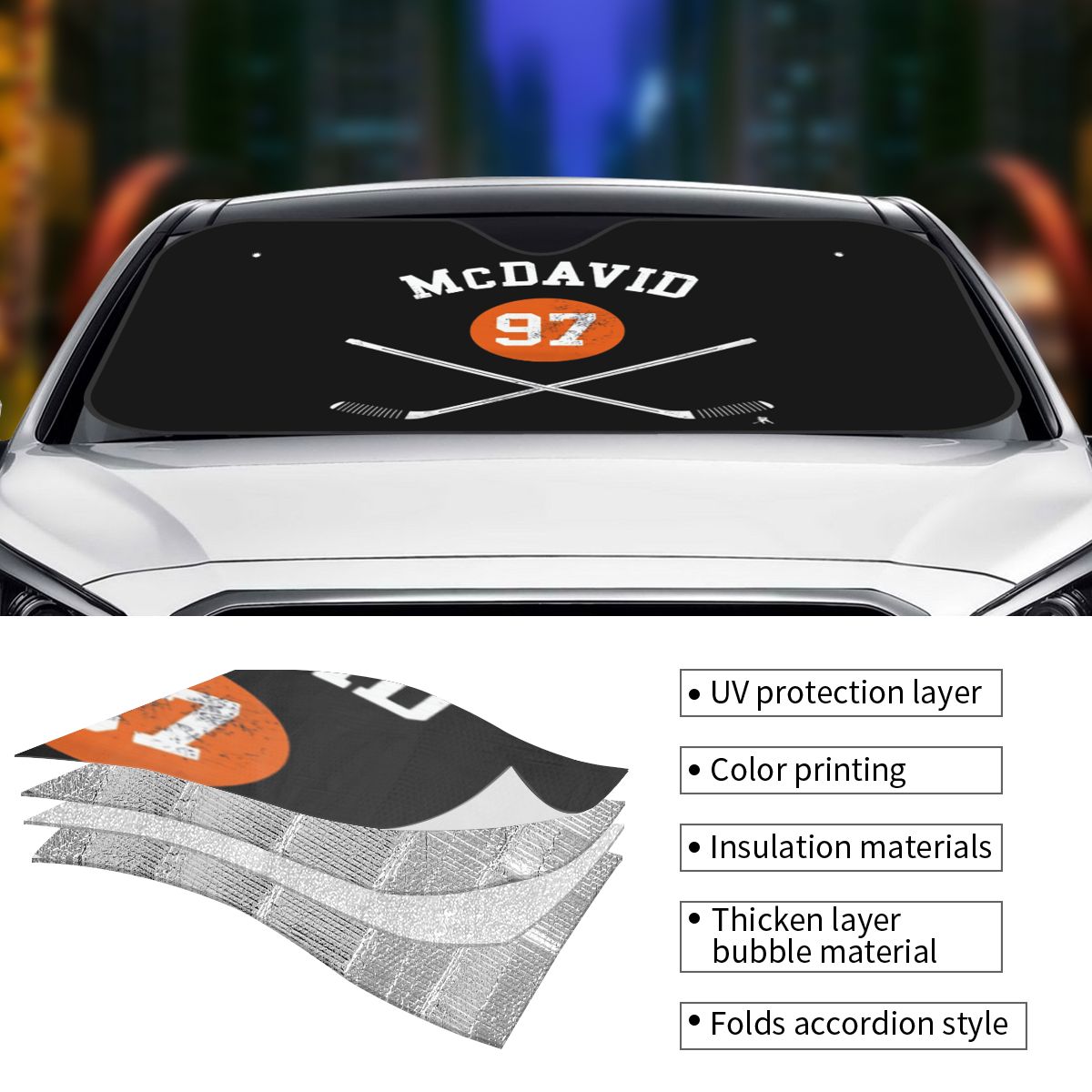 Connor McDavid 97 para Edmonto - Car Accessories Edmonton reseña y precio