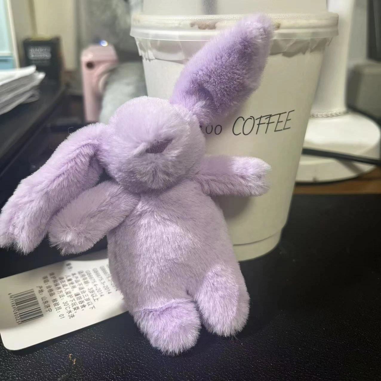 Llavero de conejo de peluche d - Car Accessories Cute reseña y precio