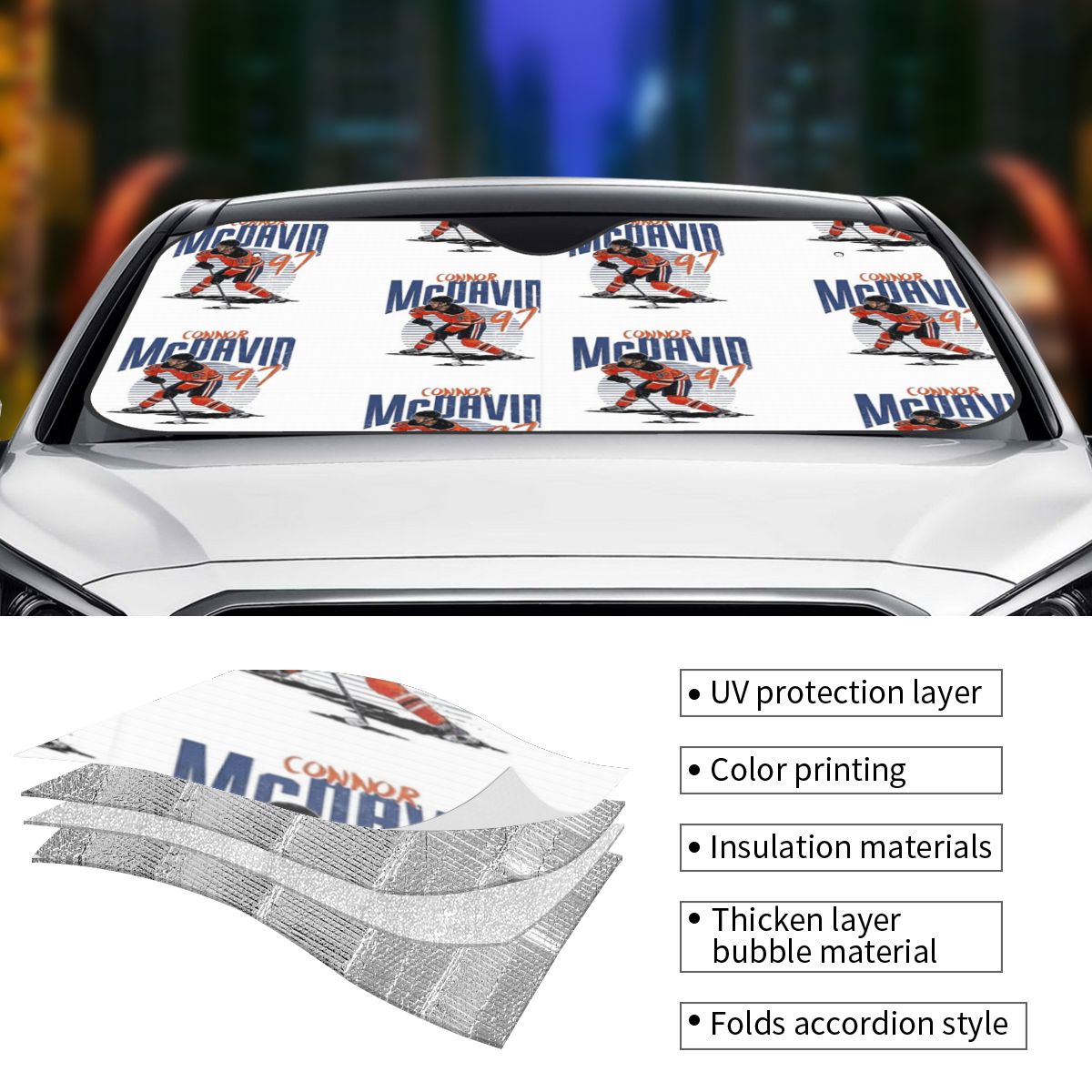 Connor McDavid 97 para Edmonto - Car Accessories Edmonton reseña y precio