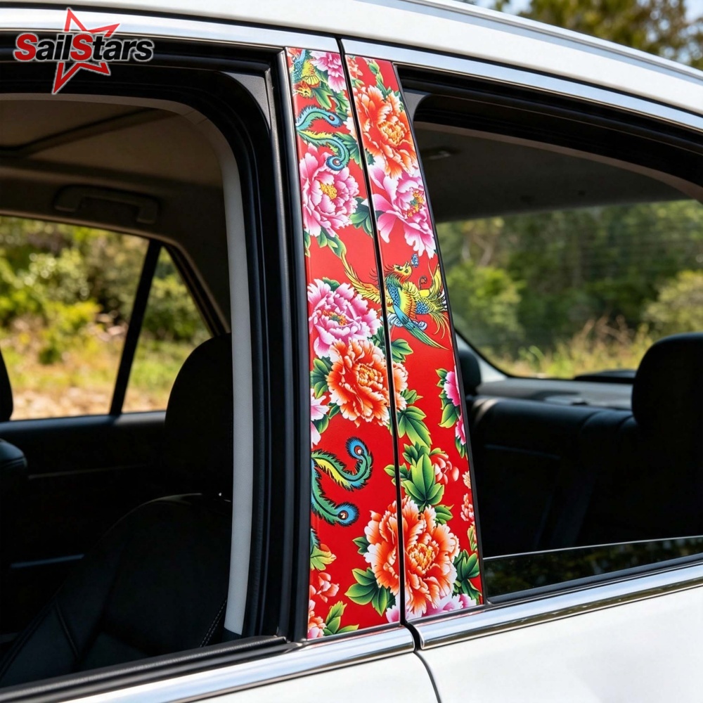 Fénix ‌   Calcomanías con Patr - Car Accessories Phoenix reseña y precio