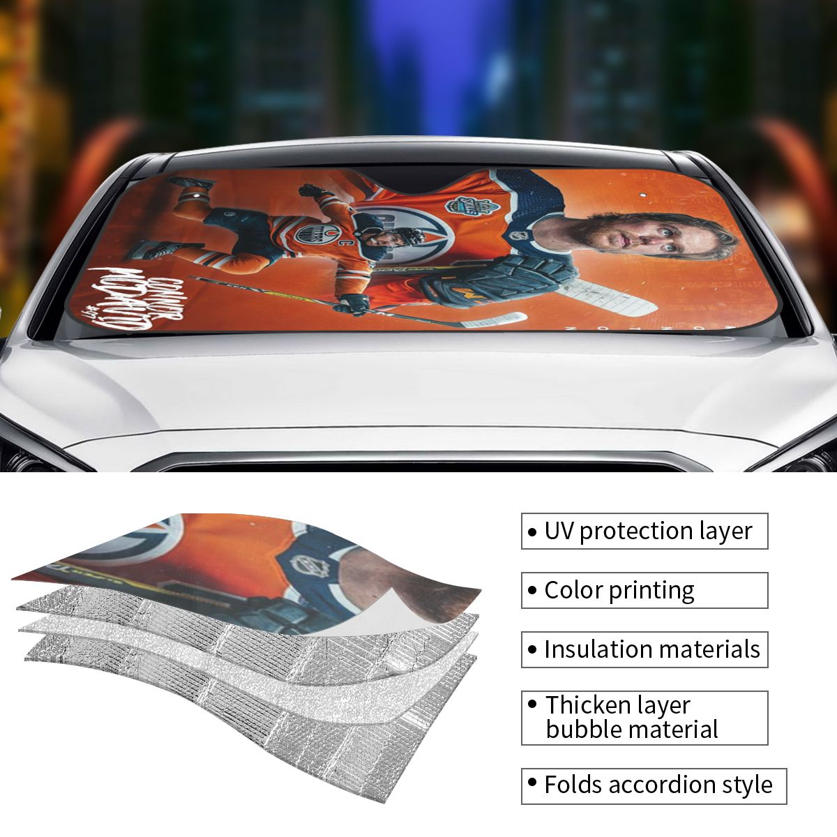 Connor McDavid 97 para Edmonto - Car Accessories Edmonton reseña y precio
