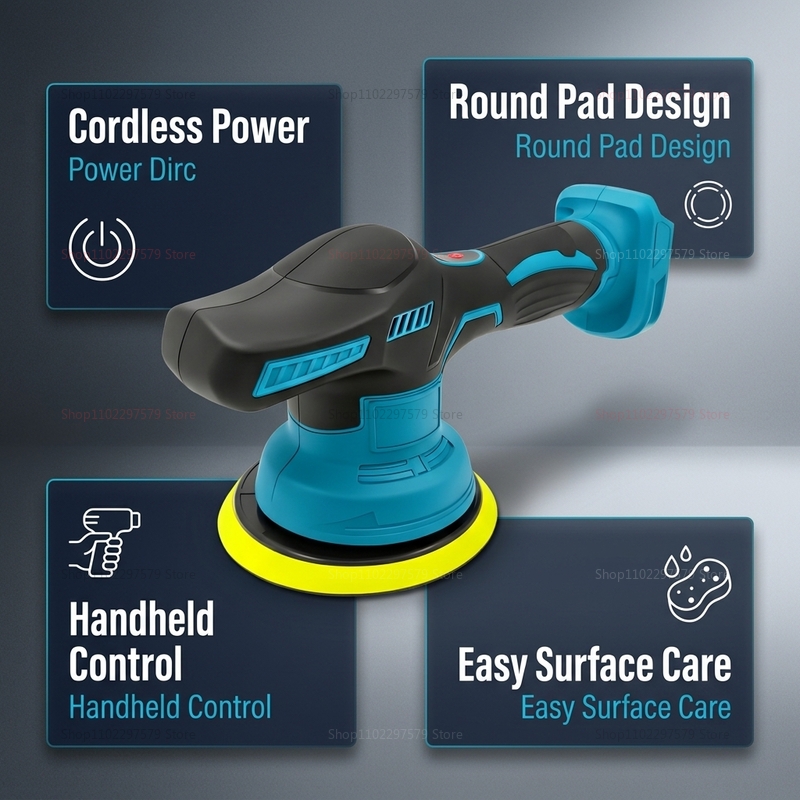 Pulidora Eléctrica Inalámbrica - Car Detailing Brush reseña y precio