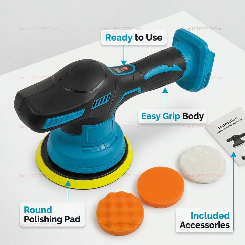 Pulidora Eléctrica Inalámbrica - Car Detailing Brush reseña y precio