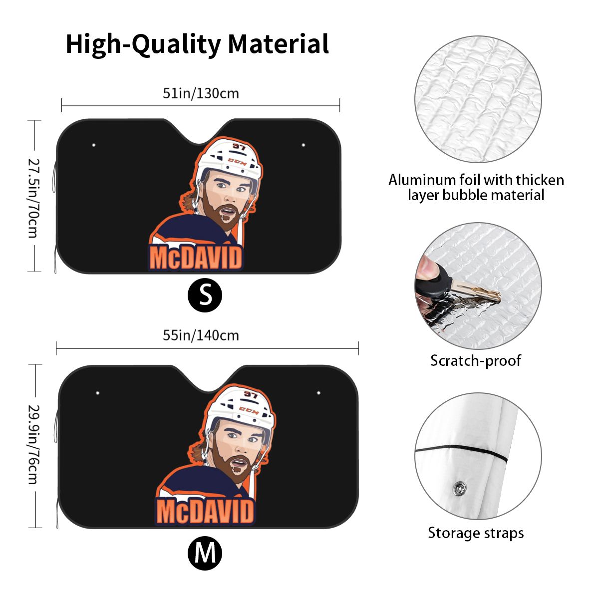 Connor McDavid 97 para Edmonto - Car Accessories Edmonton reseña y precio